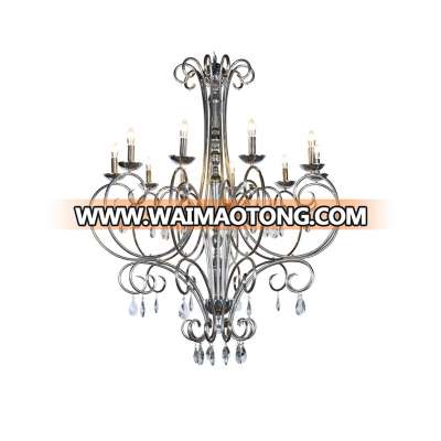 Stainless Steel Bent Tube Chandelier For Outdoor Large Pendant Lamp For Project